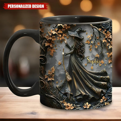 Beautiful Witch - Personalized Witch Accent Mug