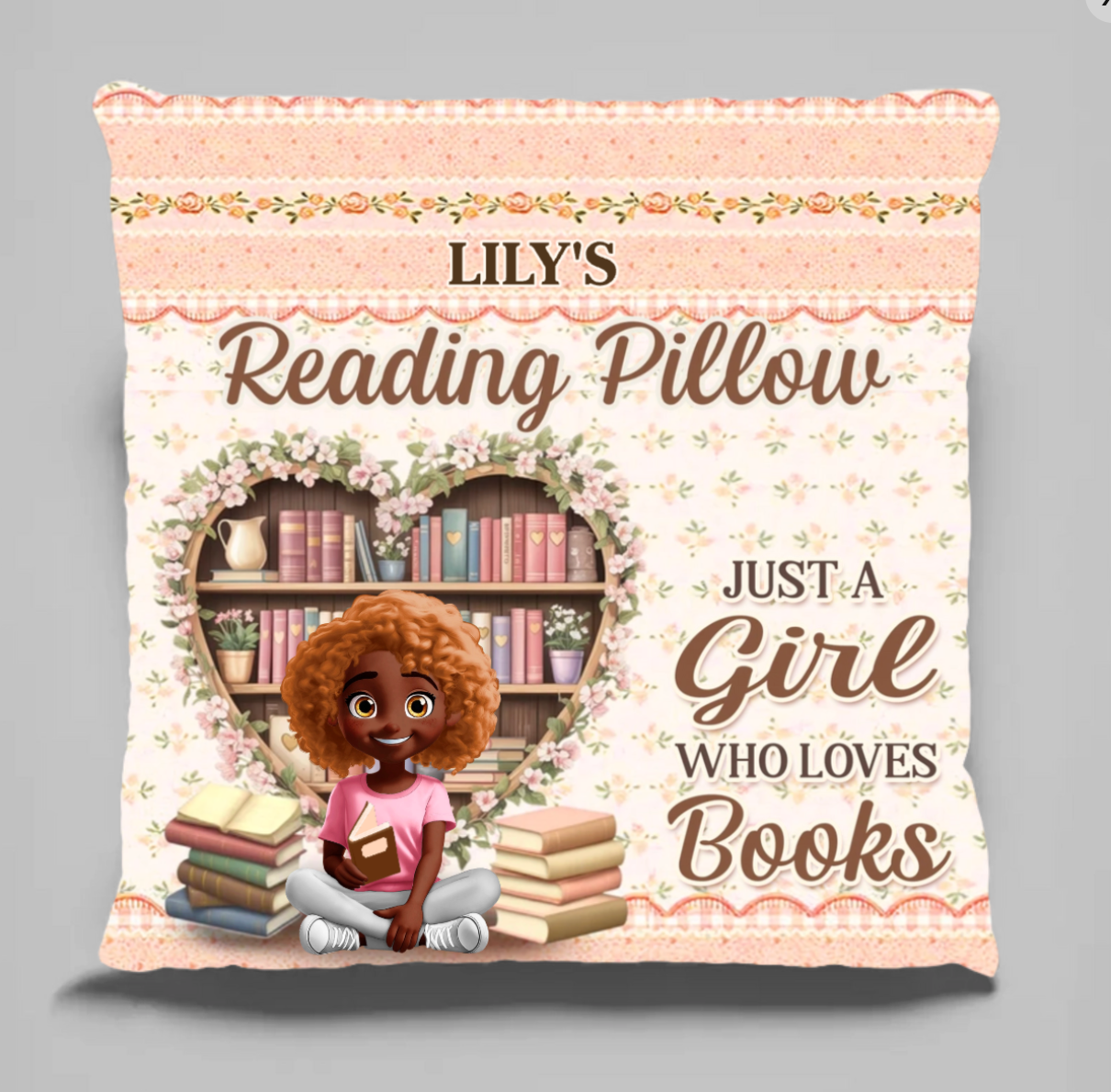 Custom Pocket Pillow - Personalized Bookish Gifts For Book Lovers, Bookworms, Readers - Chapters Of Happiness