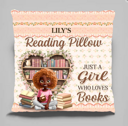 Custom Pocket Pillow - Personalized Bookish Gifts For Book Lovers, Bookworms, Readers - Chapters Of Happiness