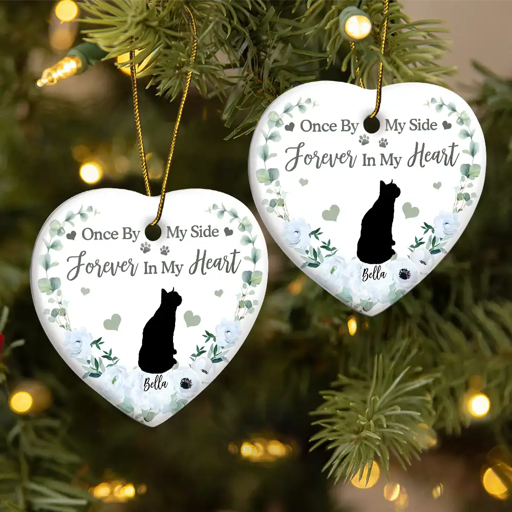 Memorial Not All Angels Have Wings Some Have Whiskers - Personalized Heart Acrylic Ornament