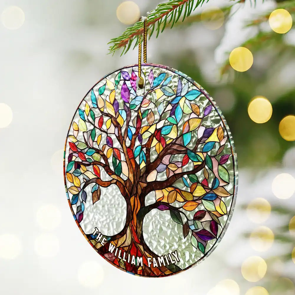 Family Tree Of Life - Personalized Acrylic Ornament