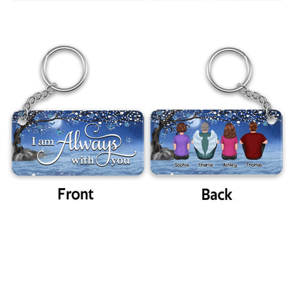 Blossom Tree Night Sky Memorial Family Remembrance Gift Personalized Acrylic Keychain