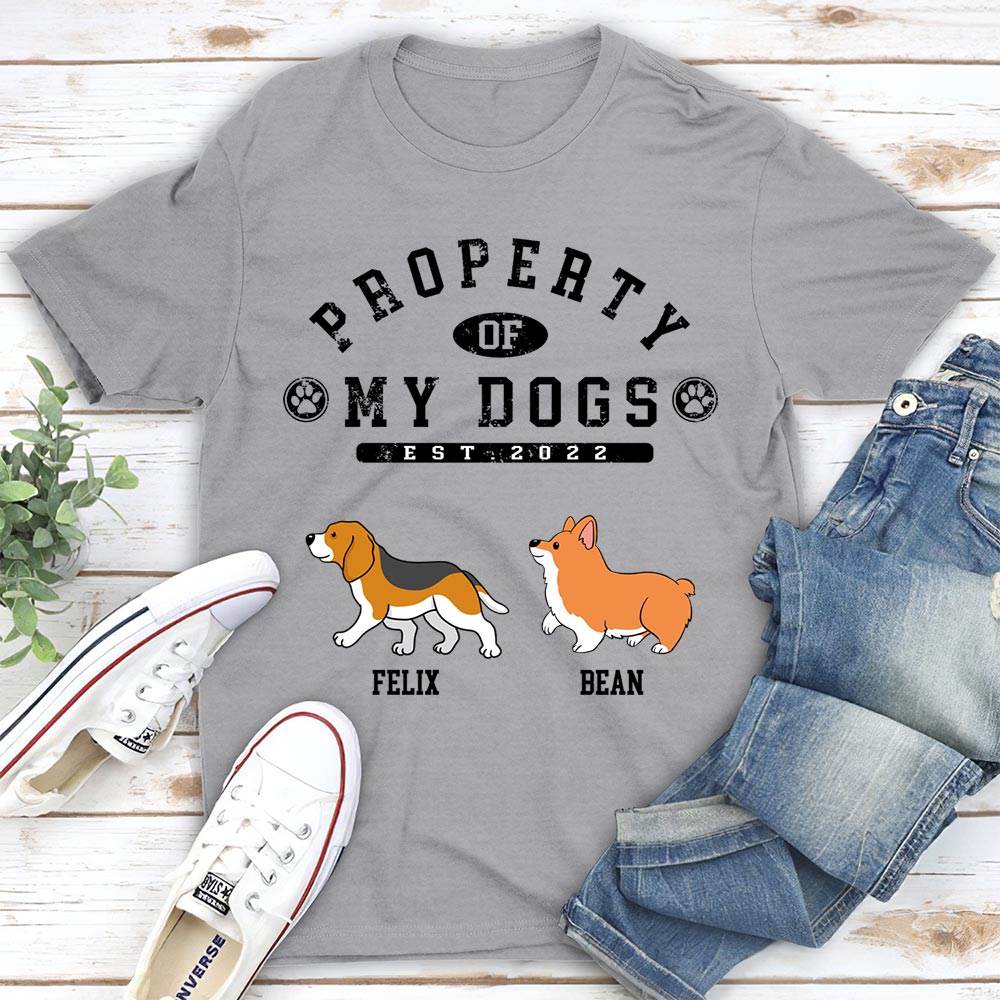 Dog Property - Personalized Custom Unisex T-shirt