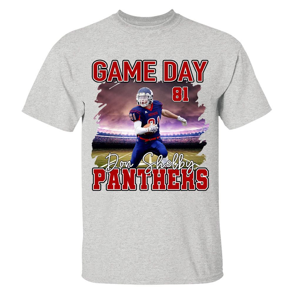 Custom Photo Football Game Day Personalized Shirt Custom Team Name