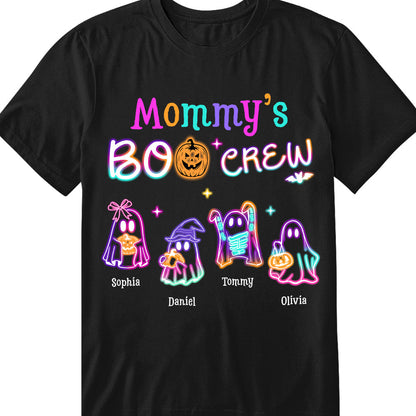 Personalized Halloween Mommy's Boo Crew Shirt Hoodie Sweatshirt 35345 Primary Mockup