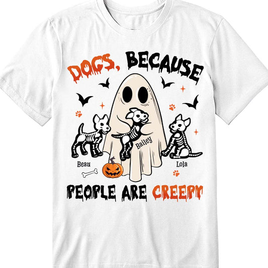 Personalized Funny Ghost Dogs And Cats Shirt Hoodie Sweatshirt 35503 Primary Mockup