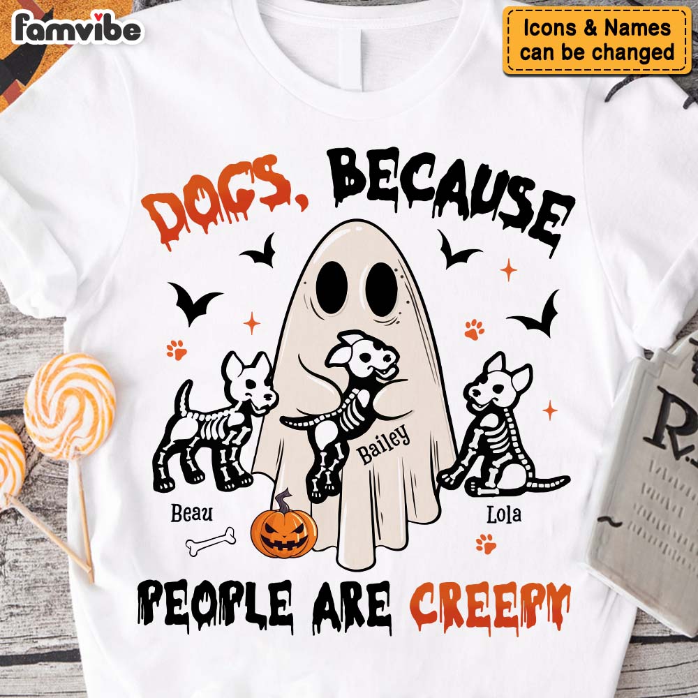 Personalized Funny Ghost Dogs And Cats Shirt Hoodie Sweatshirt 35503 Mockup 2