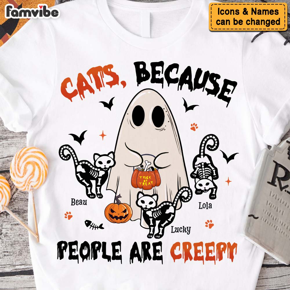 Personalized Funny Ghost Dogs And Cats Shirt Hoodie Sweatshirt 35503 Mockup 3