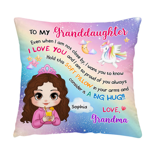 Personalized Granddaughter I Am So Proud Of You Pillow 35926 Primary Mockup