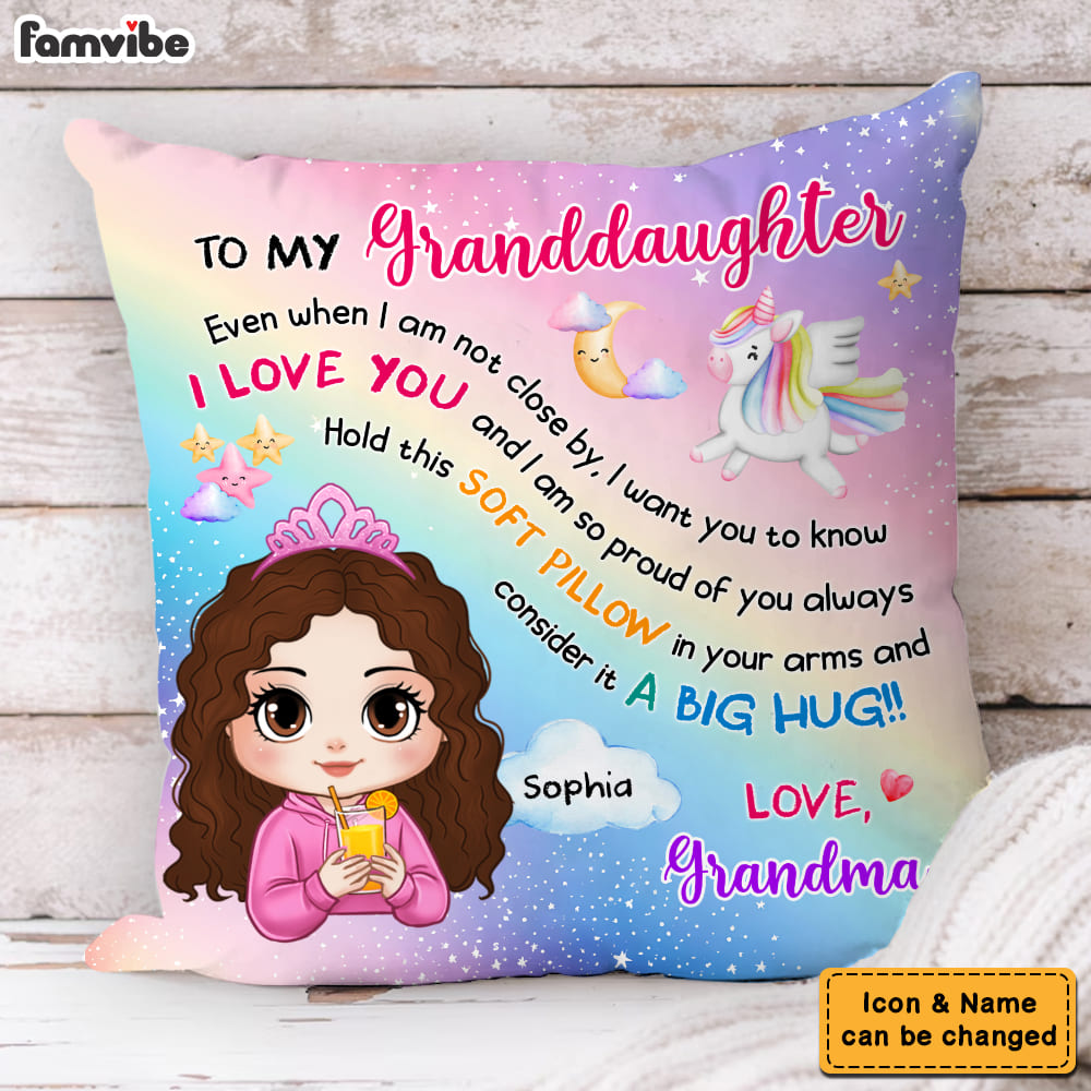 Personalized Granddaughter I Am So Proud Of You Pillow 35926 Mockup 2