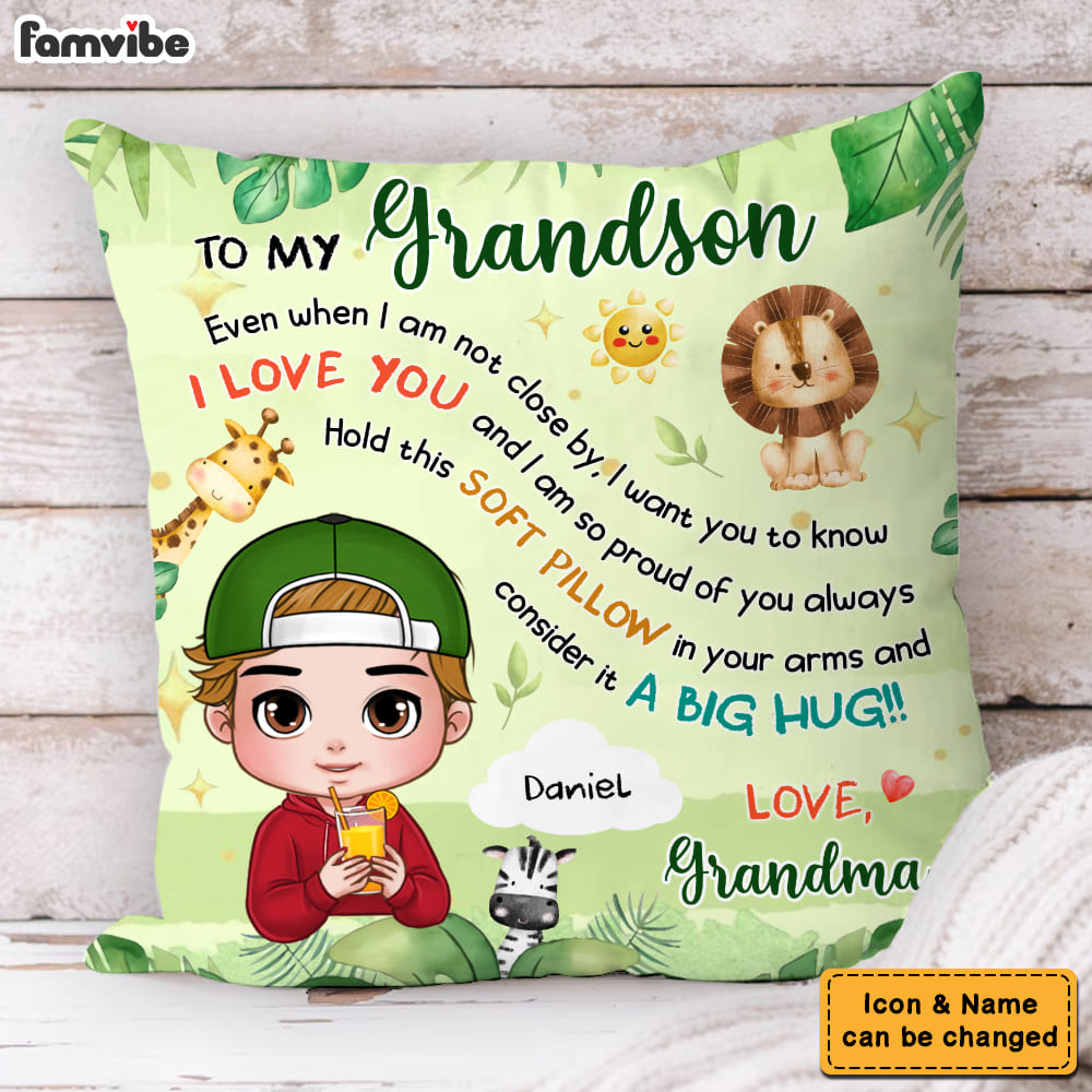 Personalized Granddaughter I Am So Proud Of You Pillow 35926 Mockup 3