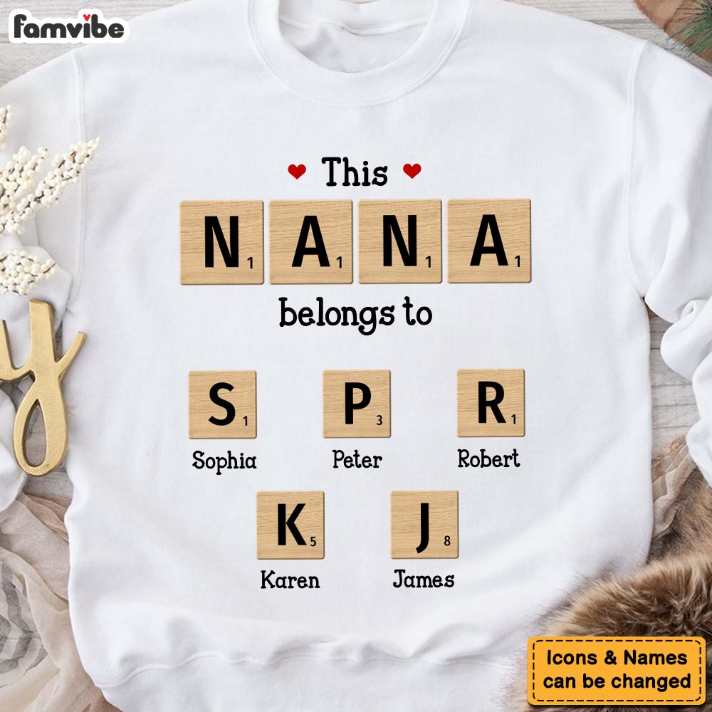 Personalized This Grandma Belongs To Shirt Hoodie Sweatshirt 36178 Mockup 5