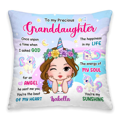 Personalized Gift For Granddaughter You Are My Sunshine Pillow 36465 Primary Mockup