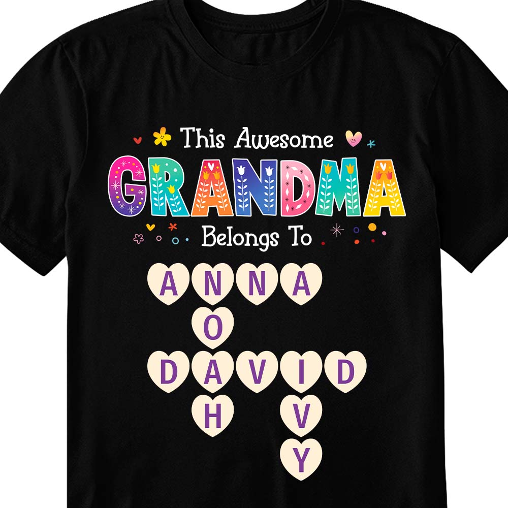 Personalized This Grandma Belongs To Shirt Hoodie Sweatshirt 36510 Primary Mockup