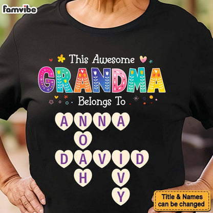 Personalized This Grandma Belongs To Shirt Hoodie Sweatshirt 36510 Mockup 3