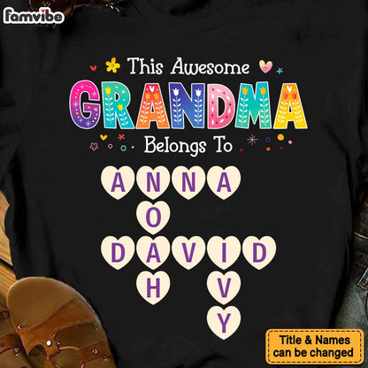 Personalized This Grandma Belongs To Shirt Hoodie Sweatshirt 36510 Mockup 7