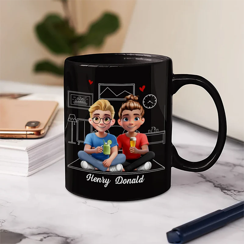 3D Effect Couple The Only One I Want To Annoy - Personalized Mug