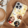 3D Effect Dog Cat Mom - Personalized Clear Phone Case