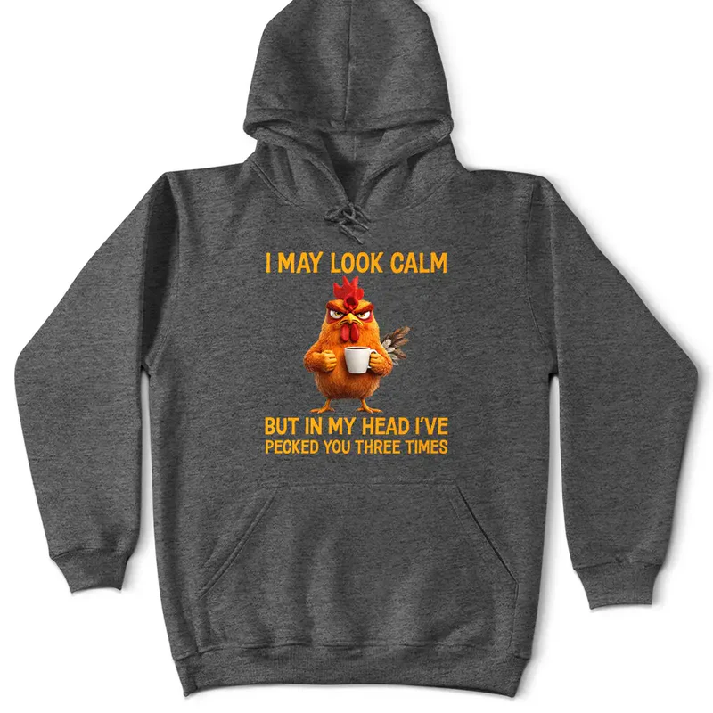 3D Effect Funny Chicken I've Pecked You - Personalized T Shirt