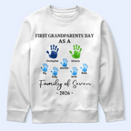 3D Effect Handprints Family - Personalized T Shirt