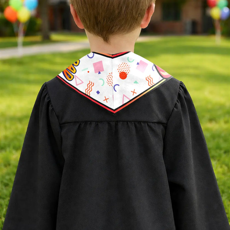3D Effect Kid Graduation Kindergarten Preschool - Personalized Kid Graduation Stole