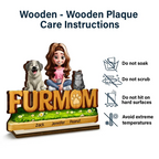 3D Effect Pet Mom Pet Dad - Personalized Custom Shaped Wooden Plaque
