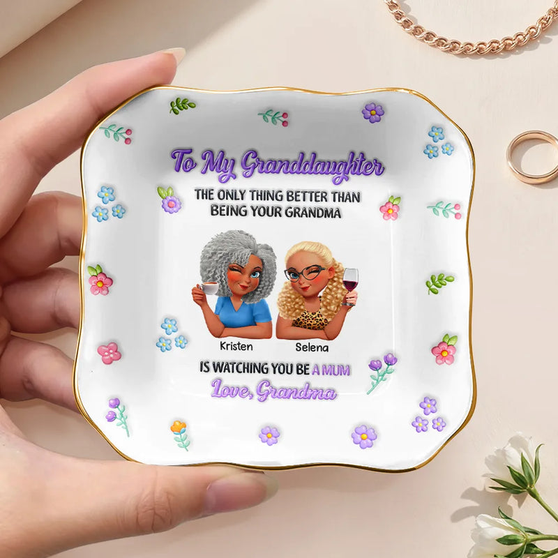 3D Inflated Printed The Only Thing Better Than Being Your Mother - Personalized Ring Dish