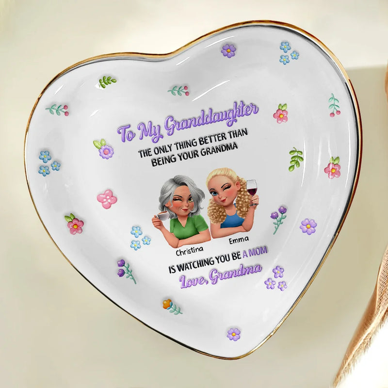 3D Inflated Printed The Only Thing Better Than Being Your Mother - Personalized Ring Dish