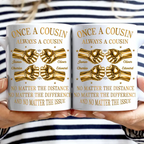 3D Metal Effect Once A Brother Always A Brother - Personalized Mug
