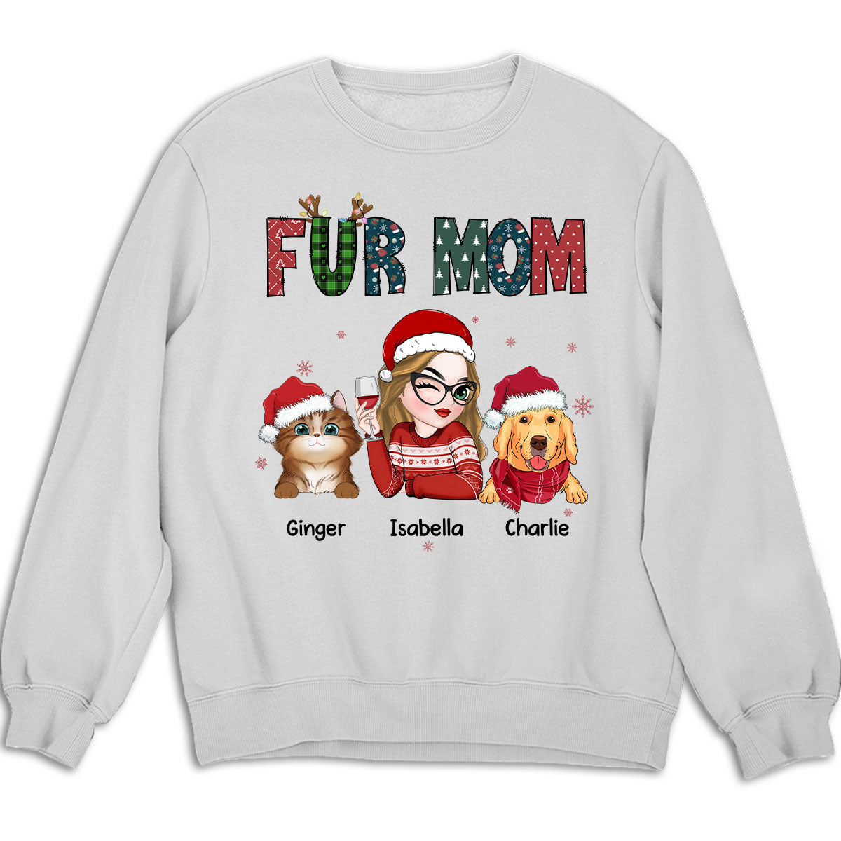 My Lovely Fur Mom - Personalized Custom Sweatshirt