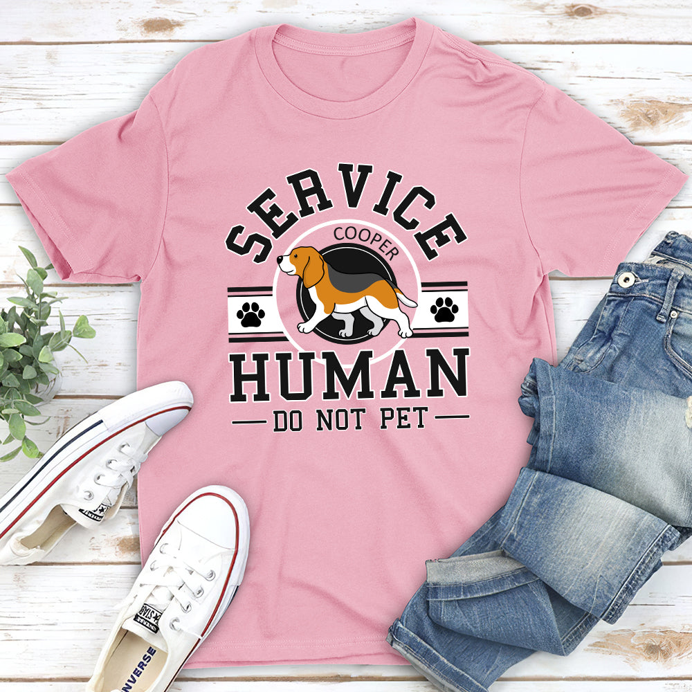 Service Human Logo - Personalized Custom Unisex T-shirt