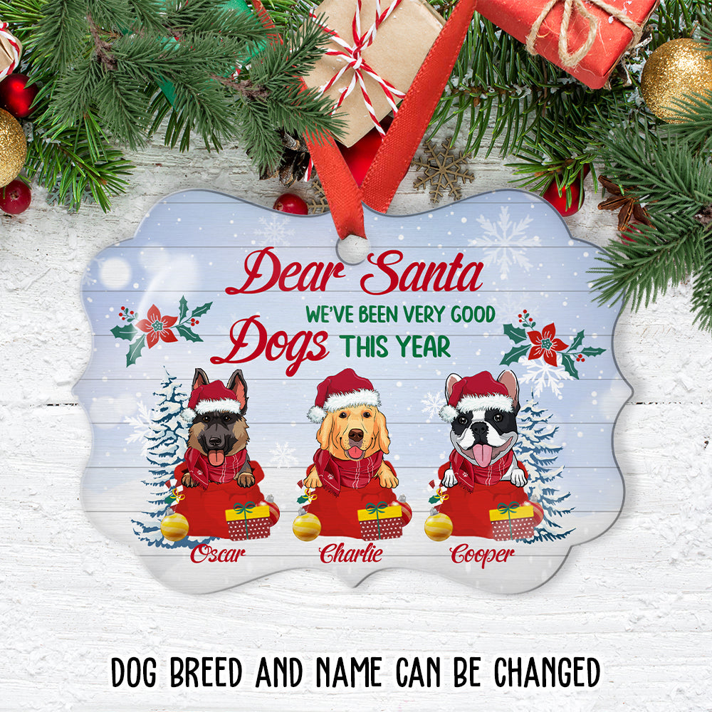 Dear Santa - Personalized Custom Acrylic Ornament