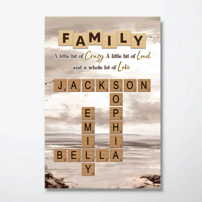 Personalized Family, Brothers & Sisters Forever Poster