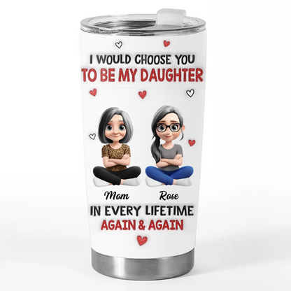 Custom Tumbler - Personalized Birthday Gifts For Mom, Dad, Daughter - My Girl, My Sunshine