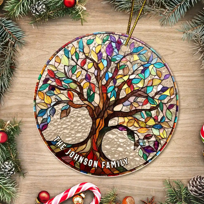 Family Tree Of Life - Personalized Acrylic Ornament