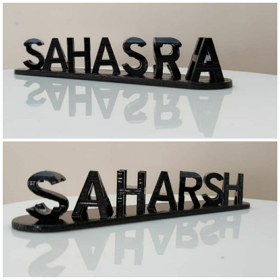 💕 Dual Name Illusion Love 3D Printed as Sweet Gifts 🎁