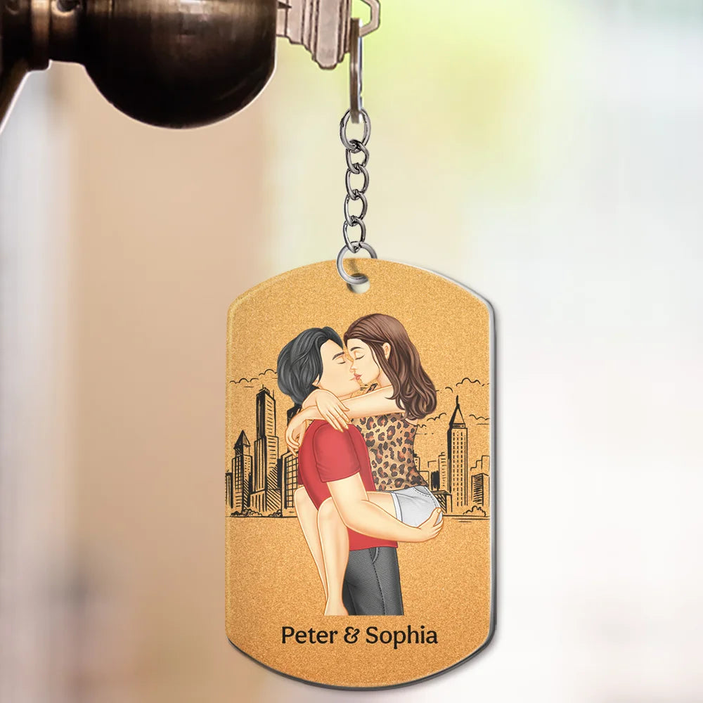 Remind You I Love You Couples - Personalized Aluminum Keychain