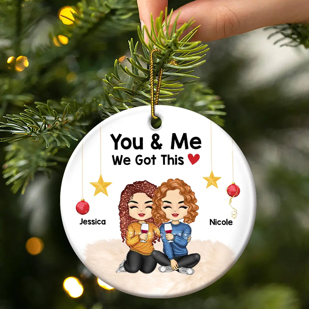 I'm Yours No Returns Or Refunds - Personalized Circle Acrylic Ornament