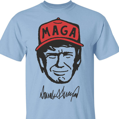 Trump MAGA Hat Cartoon Shirt, Trump MAGA Sweatshirt, Republican Sweater T1588 - GOP