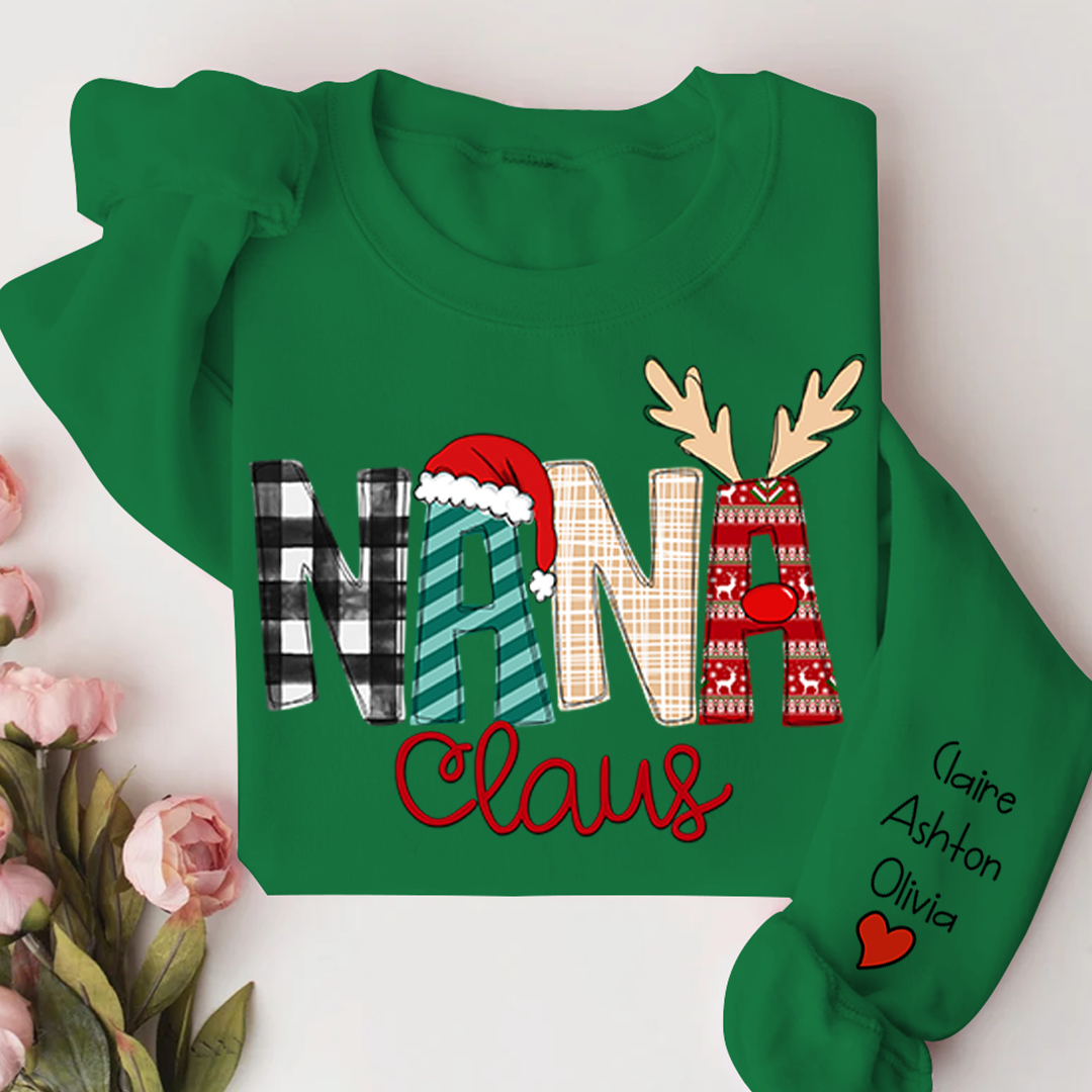 Nana Claus Two Sides Sweatshirt