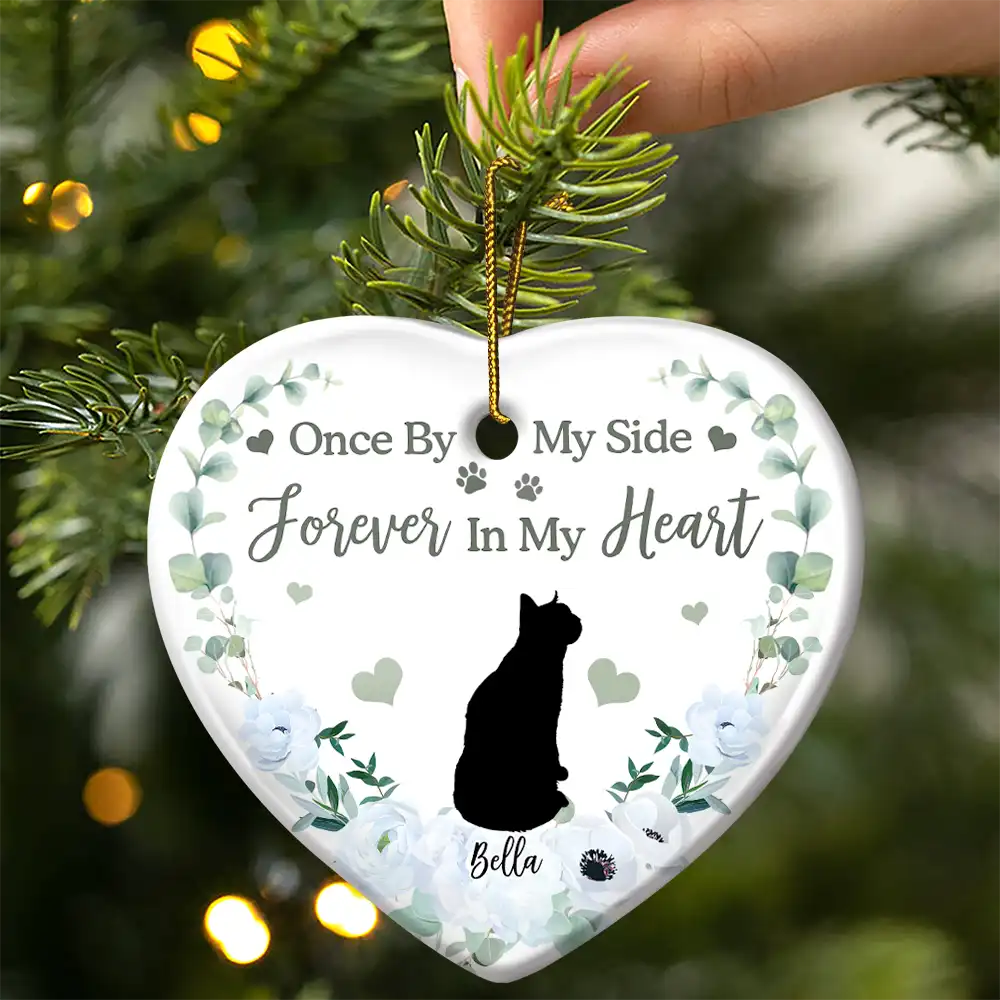 Memorial Not All Angels Have Wings Some Have Whiskers - Personalized Heart Acrylic Ornament