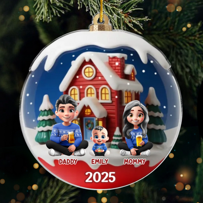 Custom Acrylic Ornament - Personalized Christmas Birthday Gifts For Family, Dog Cat Lovers - Home Sweet Home