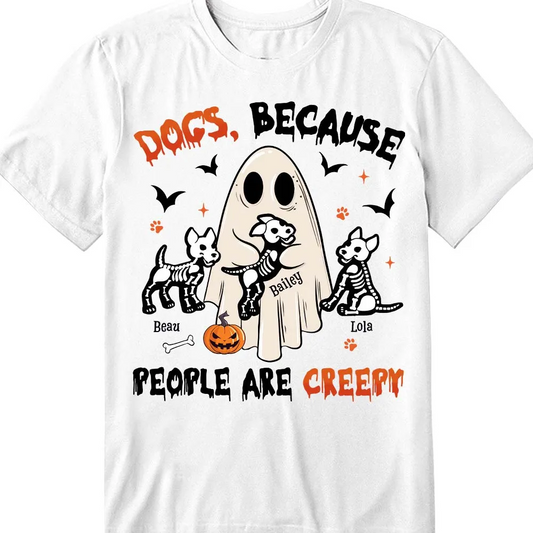 Personalized Funny Ghost Dogs And Cats Shirt - Hoodie - Sweatshirt