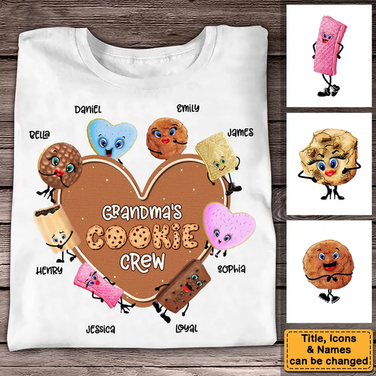 Personalized Gift For Grandma Nana Cookie Shirt - Hoodie - Sweatshirt