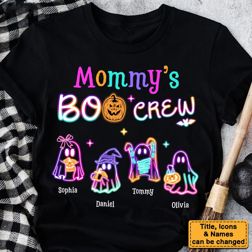 Personalized Halloween Mommy's Boo Crew Shirt - Hoodie - Sweatshirt
