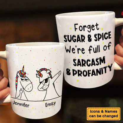 Best Friends Unicorn Perfect Bestie Gift - Personalized Mug