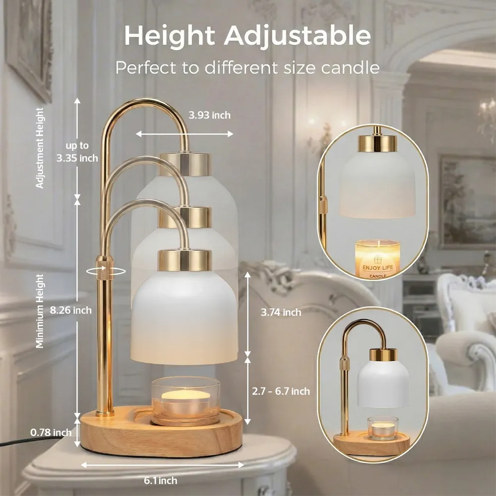 Grandmasaurus And Kids Cartoon Dinosaurs - Personalized Candle Warmer Lamp - Mother's Day Gift For Grandma