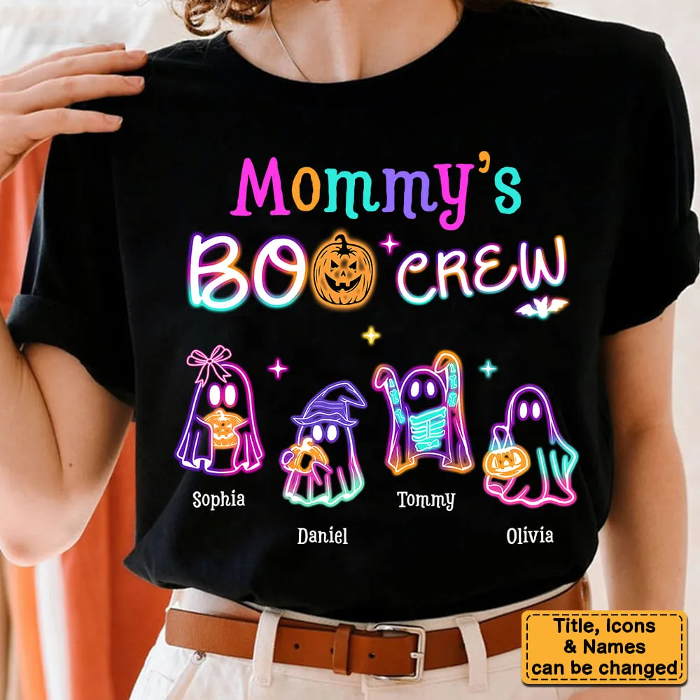 Personalized Halloween Mommy's Boo Crew Shirt - Hoodie - Sweatshirt