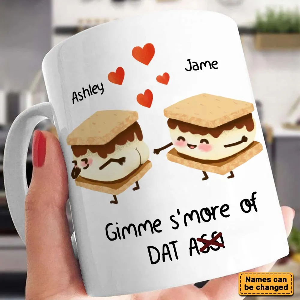 Personalized Couple Gift Funny Love SMORE S'MORE Pun Mug