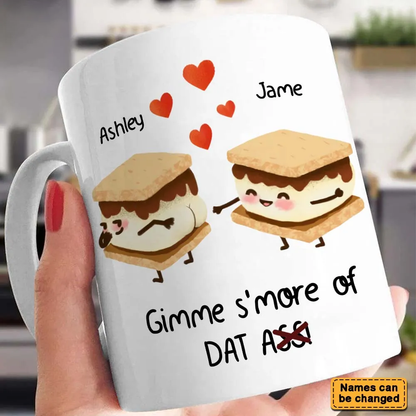 Personalized Couple Gift Funny Love SMORE S'MORE Pun Mug